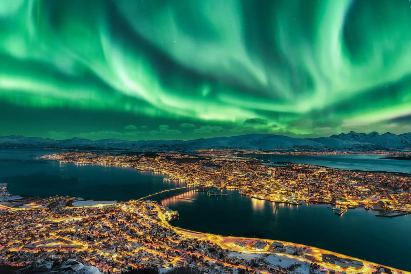 1 TROMSO   AURORA BOREALE